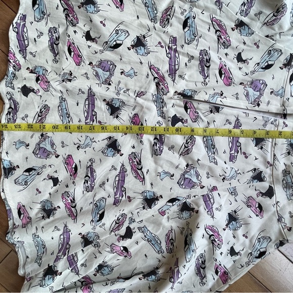Collectif London 50s Car Print Swing Skirt – Size 3XL (UK 20) - Picture 12 of 15